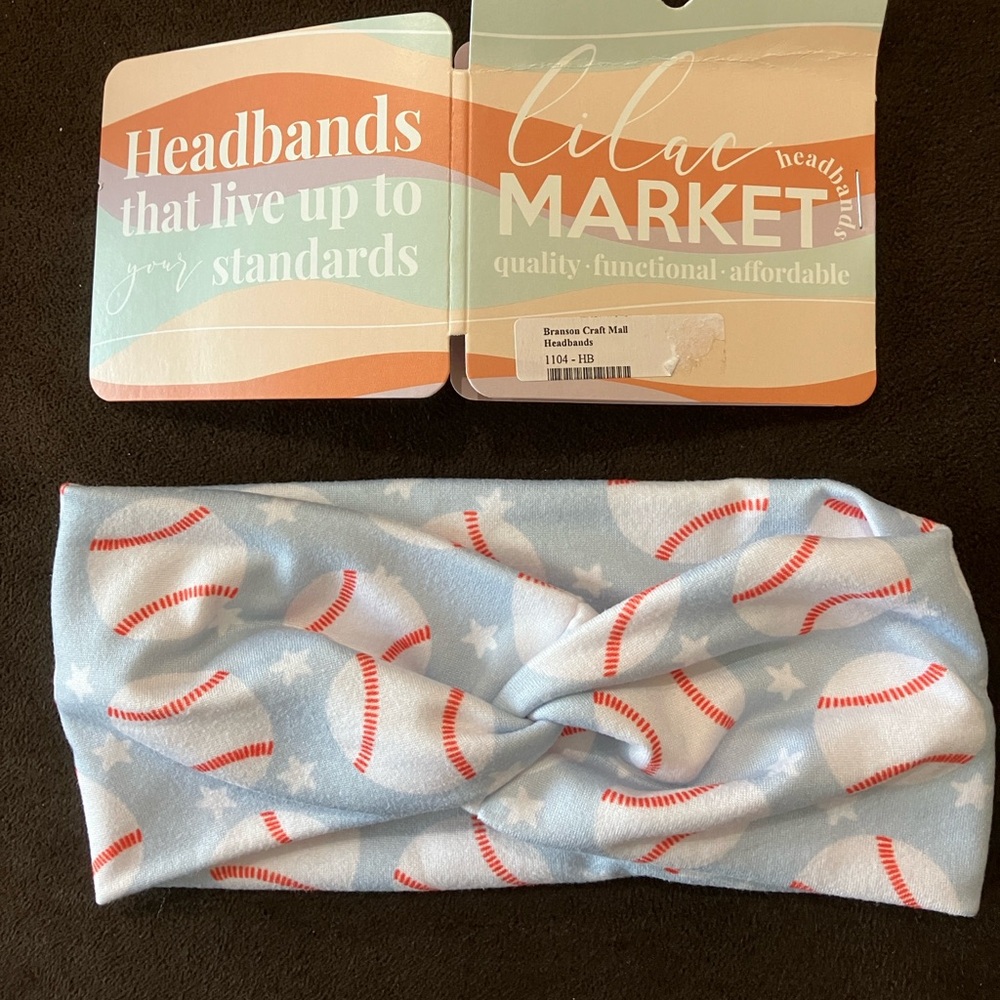 Women’s Lilac Market Baseball Headband